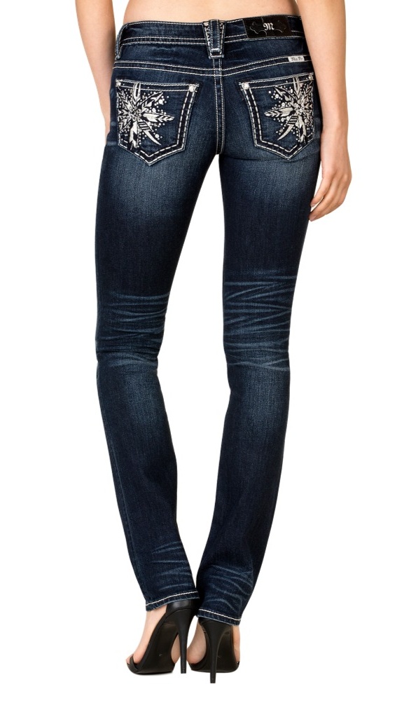 Miss Me Denim Jeans Womens Snowflake 