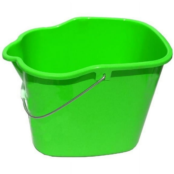 Tuff Stuff Products SB17GR 17 qt. Square Utility Bucket, Green