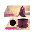 thumbnail image 5 of Deago Winter Beanie Hat Scarf Touchscreen Gloves Set for Men and Women, Beanie Gloves Neck Warmer Set with Warm Knit Fleece Lined (Rose Red), 5 of 7