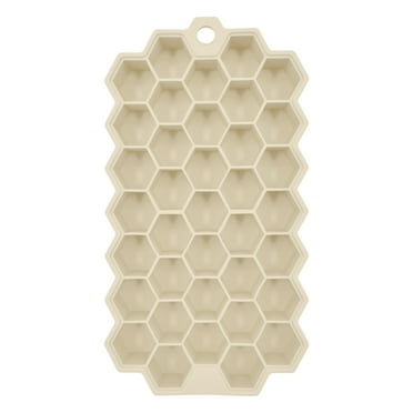 Mainstays Silicone Hexagon Ice Tray, Beige