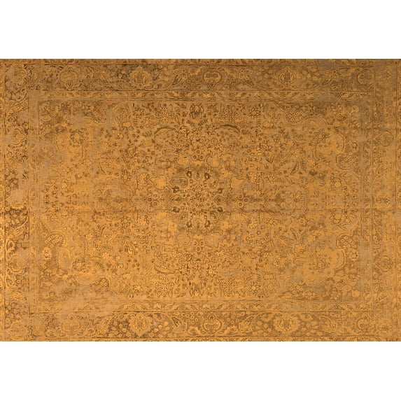 Ahgly Company Indoor Rectangle Persian Orange Traditional Area Rugs, 2' x 5'