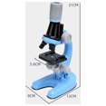 thumbnail image 3 of Graflsoa High-Power 1200X Magnification Microscope Kit for Kids & Students - Blue (Batteries Not Included), 3 of 7