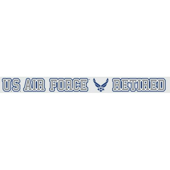 Air Force Retired Window Strip Decal