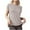 Gray, variant on fatyb Women's Open Back Yoga Tops Short Sleeve Active Shirts Comfy Athletic Tee Tops for Workout Running