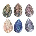 thumbnail image 2 of U8MO 10pcs 2 Holes Flatback Resin 28x17mm Teardrop Rhinestones Beads Sewing Buttons-B, 2 of 5