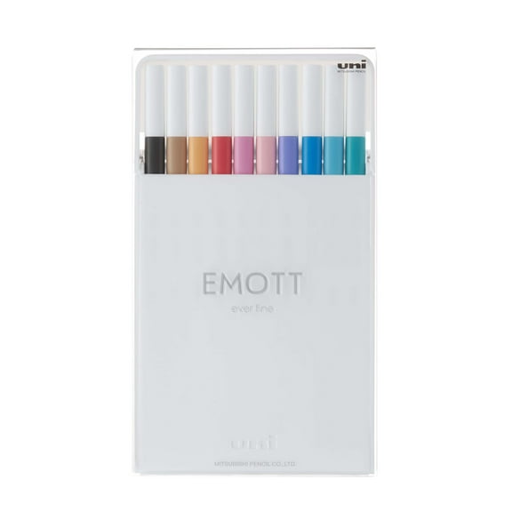 EMOTT Fineliner Pen Set #2, 10-Colors