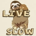 thumbnail image 3 of CafePress - Funny Sloth LIVE SLOW T Shirt - Men's Classic Graphic T-Shirt, 3 of 4