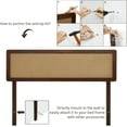 thumbnail image 5 of Grace Queen Size Headboard, Bohemian, Solid Wood, Walnut, 5 of 11