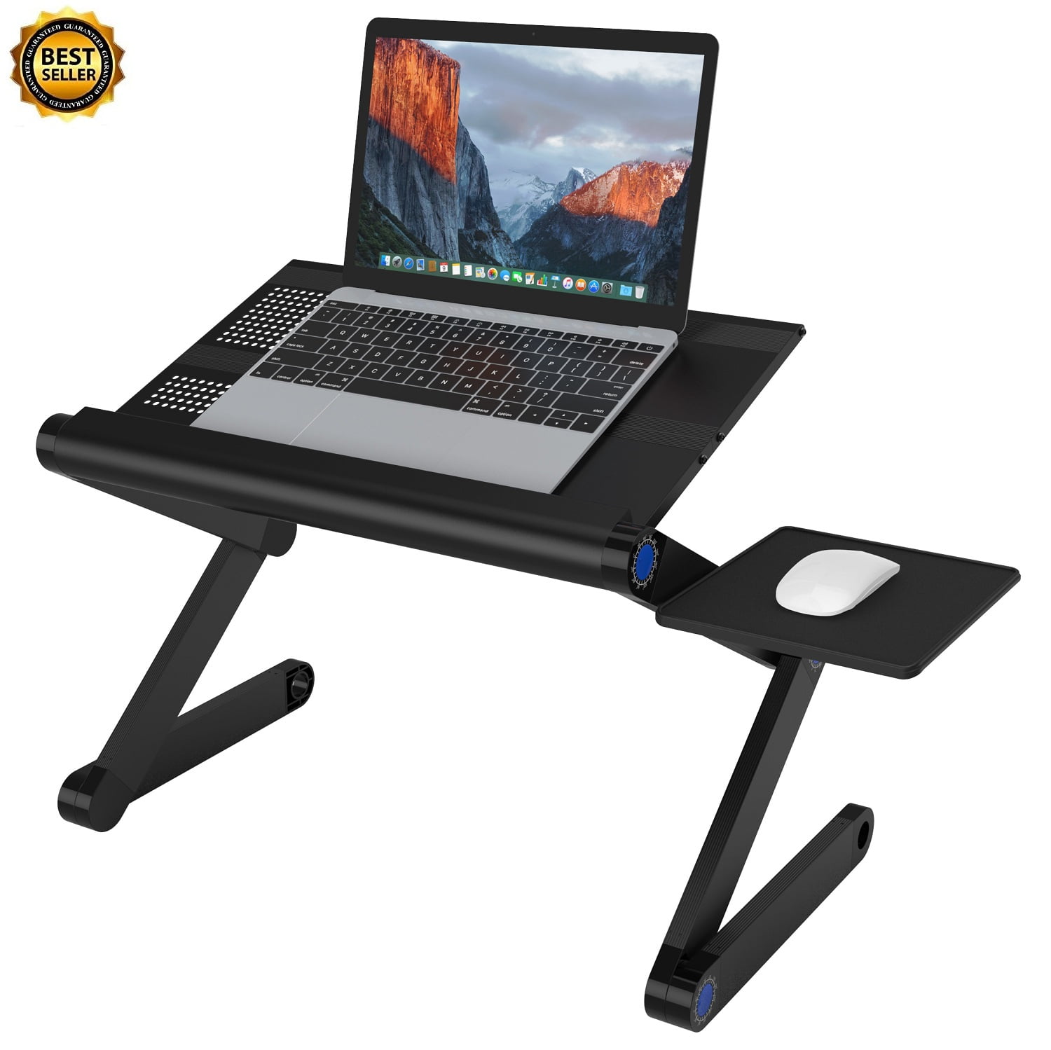 Adjustable Laptop Stand Folding Portable Standing Desk Ventilated