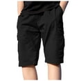 thumbnail image 1 of Wxirdiow Shorts Shorts Cargo Garçon Garçon Shorts de Course Athlétiques Shorts de Randonnée Résistants à l'Eau pour Garçons Enfants Noir Taille,5-6 Ans, 1 of 6