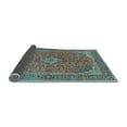 thumbnail image 2 of Ahgly Company Indoor Rectangle Persian Light Blue Traditional Area Rugs, 6' x 9', 2 of 4