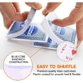 thumbnail image 5 of GSE Games & Sports Expert 6 Decks Canasta Playing Card Game Set with Point Values. Classical Poker Size Playing Card for Rummy Game, Canasta Card Game, Hand & Foot Card Game (Blue), 5 of 6