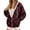 Z08 Red, variant on Hoodie for Women - Women's Full Zip Lined Hooded Sweatshirt Long Sleeve Casual Pullover with Pockets for Outdoor Winter Wear,Red