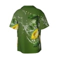thumbnail image 7 of Picia Friut Avocado Men's Linen Shirts Short Sleeve Cuban Beach Shirts Casual Shirts Button Down Shirt for Men Beach Summer Wedding Shirt-X-Large, 7 of 7