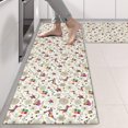 thumbnail image 2 of Kitchen Rugs Sets Of 2,White Christmas Star and Gift Pattern Anti Fatigue Kitchen Mat Rugs Non Slip Washable,Decorative Kitchen Floor Mats for Kitchen,Sink,Laundry,17"X47", 2 of 5