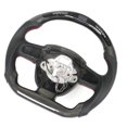 thumbnail image 3 of Volant LED, Remplacement de Volant Rouge en Fibre de Carbone Brillant pour A4 A5 A6 A8, 3 of 8
