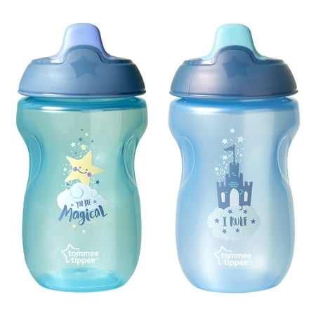 Tommee Tippee Toddler Sippee Cup, 9+ months – 10 ounces, 2 count (Colors May