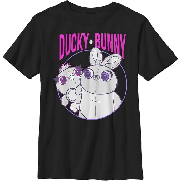 Boys Toy Story Ducky Bunny Circle Portrait T-Shirt