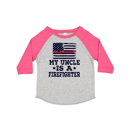 

Inktastic Firefighter Uncle Fireman Nephew Gift Toddler Boy or Toddler Girl T-Shirt