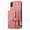Pink, variant on for iPhone XS Max Wallet Case, Crossbody Phone Purse with Card Holder for Women, Zipper PU Leather Carrying Cover Gift with Shoulder Strap Kickstand Anti-drop for iPhone XS Max - Pink