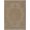 Tan, Beige, Brown / Bahula, variant on Hauteloom Tubef Living Room, Bedroom Patio Outdoor Area Rug - Medallion Border Distressed - Traditional Oriental Transitional - Tan, Beige, Brown - 5'3" x 7'