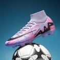 thumbnail image 4 of Zapatos de fútbol FG/TF para hombre, botas de fútbol ultraligeras, cómodas, antideslizantes, transpirables, Unisex, 4 of 5
