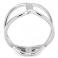 thumbnail image 3 of No Plating Stainless Steel Ring with No Stone for Women No Stone Stone Color Style TK3585 Size 5, 3 of 5