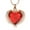 Rose/Red, variant on Crystal Heart Cremation Jewelry for Ashes Holder Urn Necklace for Ashes of Loved One -Always on my mind forever in my heart