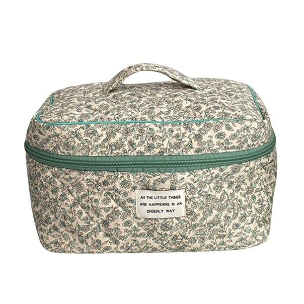 Bolso De Cosméticos Bolsa de cosméticos acolchada, organizador cosmético de algodón, gran capacidad, monedero para chicas y señoras Tmvgtek Para Estrenar