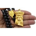thumbnail image 5 of BEBERLINI Fancy Rosary Necklace Acrylic Catholic Prayer Beads Jesus Pendant Fashion Jewelry for Adult Men, 5 of 5