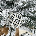 thumbnail image 2 of RyanK 6cm/6pcs Christmas Decorative Ball Christmas Ball Set Black Vintage Christmas Tree Decoration,Christmas Balls,Christmas Ball Ornaments,Christmas Tree Decorations, 2 of 6