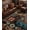 Brown, variant on Rustic Cabin Area Rug 5x7,Machine Washable Lodge Bear Rug,Non-Slip Low Pile Print Pattern Southwestern Rug for Living Room Bedroom