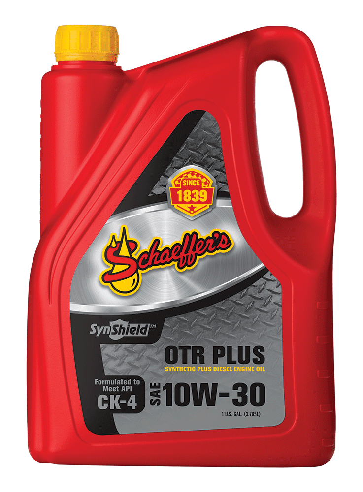 Schaeffer Manufacturing Co. 0711CK4-006 SynShield OTR Plus 10W-30 Diesel Engine Oil, 1-Gallon Bottle (Pack of 6)