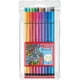thumbnail image 1 of Rotulador STABILO Pen 68 con punta de fibra, paquete de 20, punta de 1 mm, 1 of 9