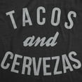 thumbnail image 2 of Womens Tacos and Cervezas Funny T shirts Cool Vintage Graphic Tee Cute Saying Womens Graphic Tees, 2 of 7
