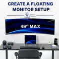 thumbnail image 5 of VIVO Low Profile Stationary Ultrawide Monitor Wall Mount for Up to 49" Screens, 5 of 8