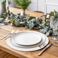 thumbnail image 6 of Round Placemats Flowers Dragonfly 15 inch Set of 6 Table Mats for Dining Table Watercolor Style Heat Resistant Non-Slip Kitchen & Home Decorative Place Mat Set, 6 of 8