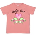 thumbnail image 3 of Inktastic Gigi's Girl Heart Flowers Girls Toddler T-Shirt, 3 of 5