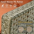 thumbnail image 4 of XIZZI Patio Furniture Set All Weather Rattan Wicker Conversation Set with Smokeless Fire Pit Table,Red, 4 of 8