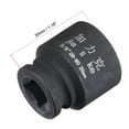 thumbnail image 2 of Unique Bargains 3/8' Drive by 20mm 6-Point Impact Shallow Socket, CR-MO Standard Metric Sizes, 2 of 5