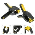 thumbnail image 3 of FUTUREORYY 4Pcs Black ABS Silicone Fixing Clips for Mobile Phone LCD Screen Repair Tool 3.14X2.36X0.71in, 3 of 8