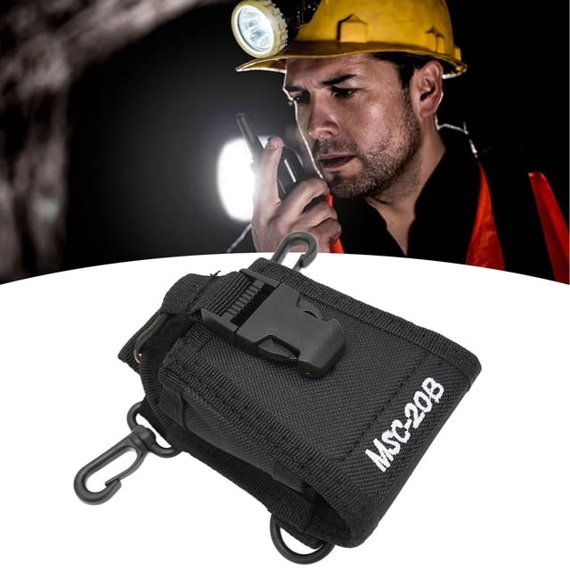 Étui pour Talkie-Walkie, Nylon Mains Libres Résistant aux Déchirures, Pochette Radio Bidirectionnelle Réglable pour Randonnée en Plein Air MSC 20B