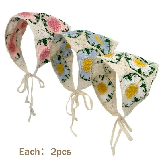 TELOLY 6Pcs Bandanas for Women,Printing Bag Scarf,Suitable for Spring and Summer Bandana Set