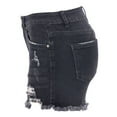 thumbnail image 7 of Shorts For Women Dressy Casual Ripped Distressed Jean Short High Waisted Stretch Summer Jorts With Pockets Short Waist Trainer for Women Womens Pajama Shorts Soccer Shorts Women Headbands for Women, 7 of 7