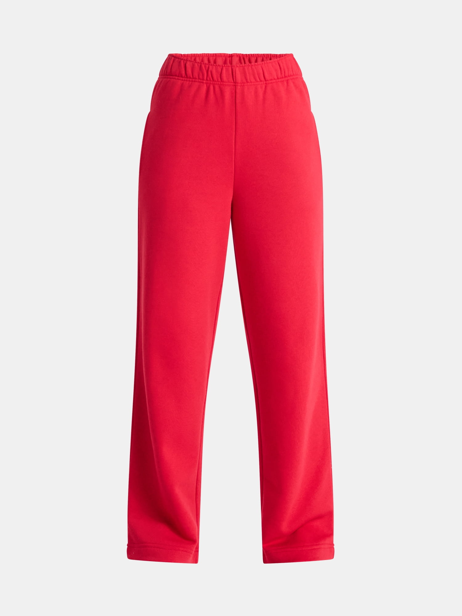 No Boundaries Soft Fleece Wide Leg Pants, 30” Inseam, 1 or 2-Pack, Women’s XXS-4X