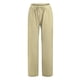 thumbnail image 4 of Pantalones largos de algodón con cintura elástica y pierna ancha para mujer, 4 of 8