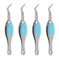 thumbnail image 2 of Tools 4Pcs Curved Craft Tweezers Pointed Fine Tip Soft Grip Reverse Jewelry Making Tools Accessories Sewing Beading -01, 2 of 7