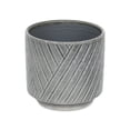 thumbnail image 4 of Maceta de cerámica Planter Cheung's Parlora, tamaño grande, color gris, 4 of 4