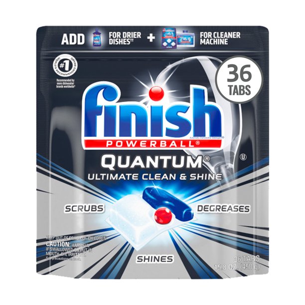 Finish Quantum with Activblu technology 36ct, Dishwasher Detergent Tabs