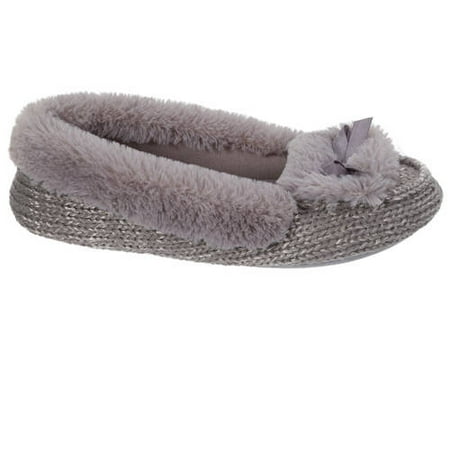 Womens Dear Foam Sequin Knit Moc